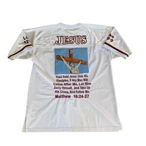 Jesus 1 Divine Design 90s Vintage Jersey Mens XL